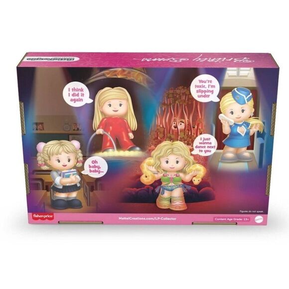 Fisher-Price Little People BRITNEY SPEARS Collector Figures, 4pk - New/ Sealed! - Picture 6 of 12